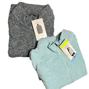 Eddie Bauer Women’s Sweater Fleece Quarter Zip Pullover Size 3X NWT TWO!